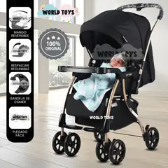 BABY - Coche Cuna de Lujo «OPPTIMO» Edición Limitada Black