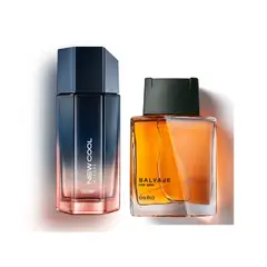 ESIKA - DUO PERFUME HOMBRE SALVAJE -NEW COOL INTENSE