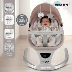 Baby - Silla Mecedora Didactica «STAR II» con Bluetooth Beige