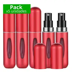 GENERICO - Dispensador Atomizador de perfume PACK 5 UND recargable