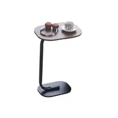 GENERICO - Mesa auxiliar tipo C marrón