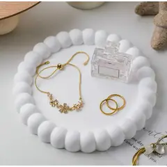 GENERICO - Bandeja Perlada Hecha en Resina