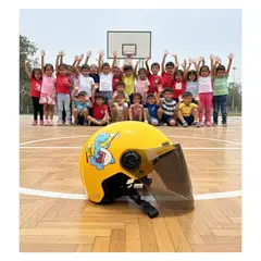 GENERICO - Casco Infantil para Deportes Dracon Amarillo