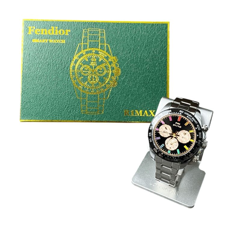 Reloj inteligente R1Max pantalla Amoled - Plateado