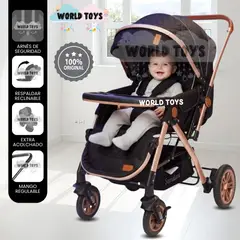 BABY - Coche Cuna De Lujo «SUNDARA VIP» Edición Limitada Black