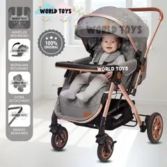 BABY - Coche Cuna De Lujo «SUNDARA VIP» Edición Limitada Gray