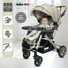 BABY - Coche Cuna De Lujo «SUNDARA VIP» Edición Limitada Beige