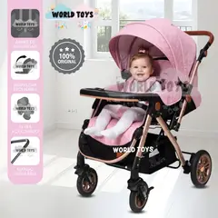 BABY - Coche Cuna De Lujo «SUNDARA VIP» Edición Limitada Pink
