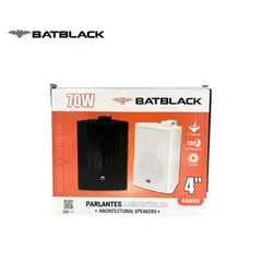 BATBLACK - Parlante ambiental de 4 70W BT-4032W