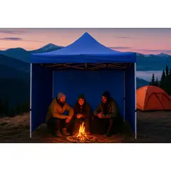 GENERICO - CARPA TOLDO PLEGABLE RETRÁCTIL CON PAREDE RESISTENTE PROTECCIÓN SOL UV