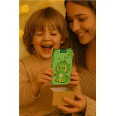 GENERICO - CAMARA DIGITAL PARA NIÑOS VERDE FOTOS VIDEO MODELO CELULAR