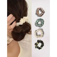 SENSA SILK - Scrunchies de seda tamaño mini no marca ni quiebra el cabello