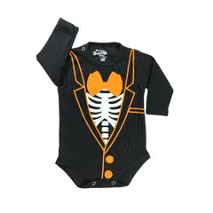 GENERICO - Body de halloween corbata para bebés