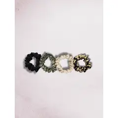 SENSA SILK - Scrunchies de seda tamaño mini no marca ni quiebra el cabello