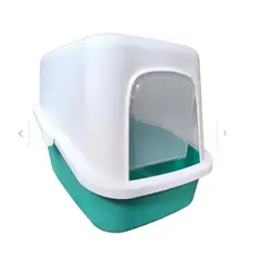 GENERICO - Arenero cerrado para gato con filtro de carbón - Multicolor