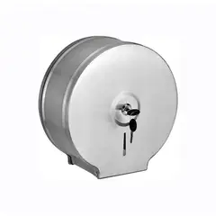 GENERICO - Dispensador Inoxidable para Papel Higiénico - Capacidad Jumbo