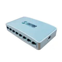 SATRA - Switch 8 puertos 10-100 FAST de escritorio blanco pn 1401080000