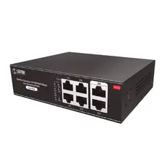 SATRA - Switch 6 puertos 10-100-1000 Mbps GIGA 4 Puertos pn 1403010000