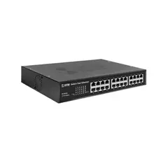 SATRA - Switch 24 ptos 10-100 FAST Metal46 gbps negro pn 1401240000