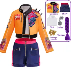 GENERICO - Traje Rumi Guerreras Kpop Demon Hunters Disfraz - Tallas 4 hasta 14