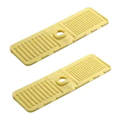 GENERICO - Tapete de Drenaje para Lavadero con Rayas Amarillo