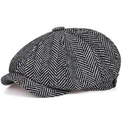 KAST PE - Boina Gorra Hombre Modelo Beck C - Gris Claro - Talla M
