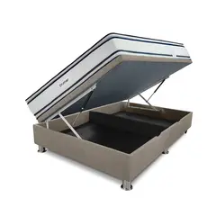 DRIMER - Cama Practibox Antistress Fiamma - 2 Plazas Beige