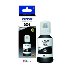 GENERICO - Tinta Epson 504 negra original para impresoras EcoTank T504120