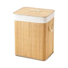 GENERICO - Cesta con Tapa para Organizar en Beige Y+Papel de Regalo