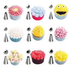 GENERICO - KIT DE 62 PIEZAS BOQUILLA MANGA PASTELERAS PARA DECORACIÓN