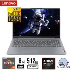 LENOVO - LAPTOP IdeaPad Slim 3 15AMN8 15.6" FHD AMD Ryzen 5 7520U 8GB 512GB SSD FREEDOS