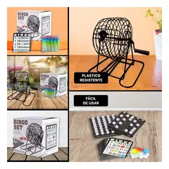 RYBIU IMPORT - Juego de Bingo con Cartillas para Multijugadores