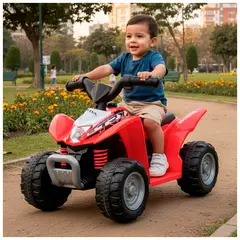 HONDA - Cuatrimoto a Bateria H3 Original Licenciado Rojo