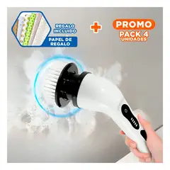 RYBIU IMPORT - Pack4 Pulidor con Carga USB en Blanco Y+Papel de Regalo