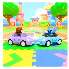 GENERICO - CARRITO CHOCON A CONTROL REMOTO CON 2 MUÑEQUITOS