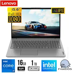 LENOVO - LAPTOP LEN V15 156 FHD INTEL CORE I7 13620H 16GB 1TB FREEDOS