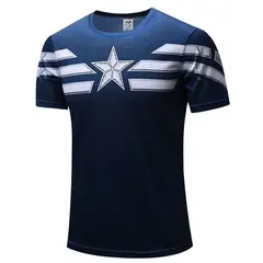 GENERICO - POLO COMPRESION CAPITAN AMERICA STEVE ROGERS