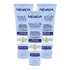 NEVADA NATURAL PRODUCTS - PACK 3 MASCARILLA PEEL OFF CÉLULAS MADRES 120G NEVADA