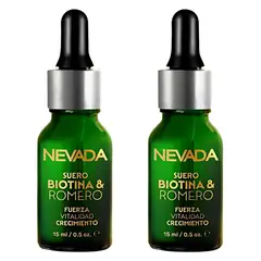 NEVADA NATURAL PRODUCTS - PACK 2 SERUM DE BIOTINA Y ROMERO 15ML NEVADA
