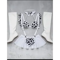 GENERICO - LENCERIA SEXY DISFRAZ VAQUITA TALLA S-M-L