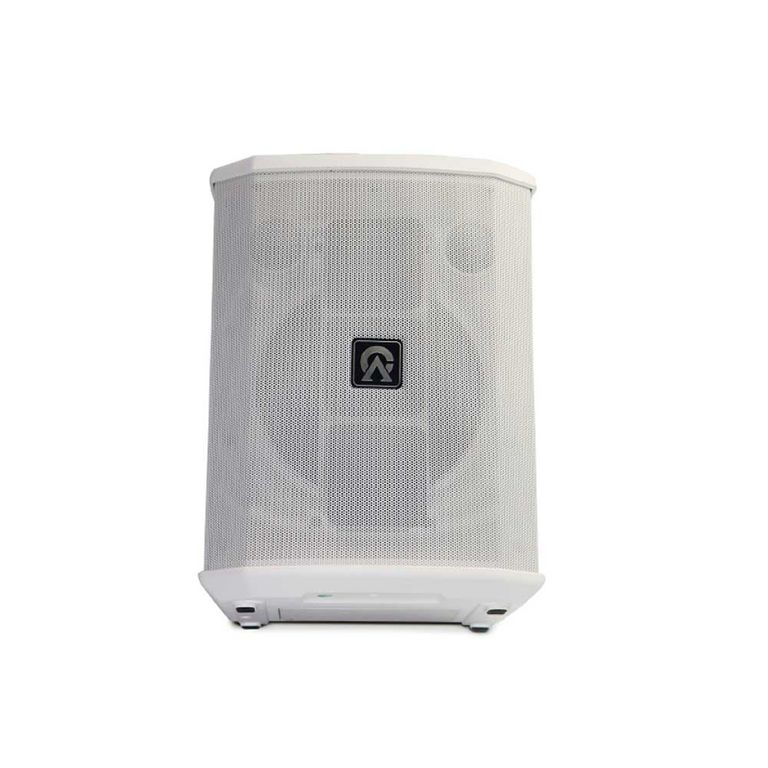AUDIO M4 - PARLANTE RECARGABLE Y POTENTE COLOR BLANCO