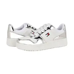 TOMMY HILFIGER - Zapatilla Dama Twigye White Silver Talla 6