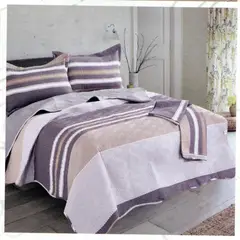 MINGDA - Set de Cobertor 2pz + Juego de sabanas + fundas 100% Calidad