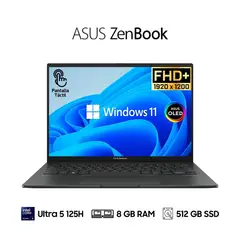 ASUS - Zenbook Q415MA-U5512 14” WUXGA OLED touch, Intel Core Ultra 5 125H, 8GB DDR5, 512GB SSD, Windows 11