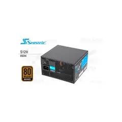 GENERICO - Fuente de poder 650W 80 Plus Bronze Seasonic S12III - Eficiencia ener
