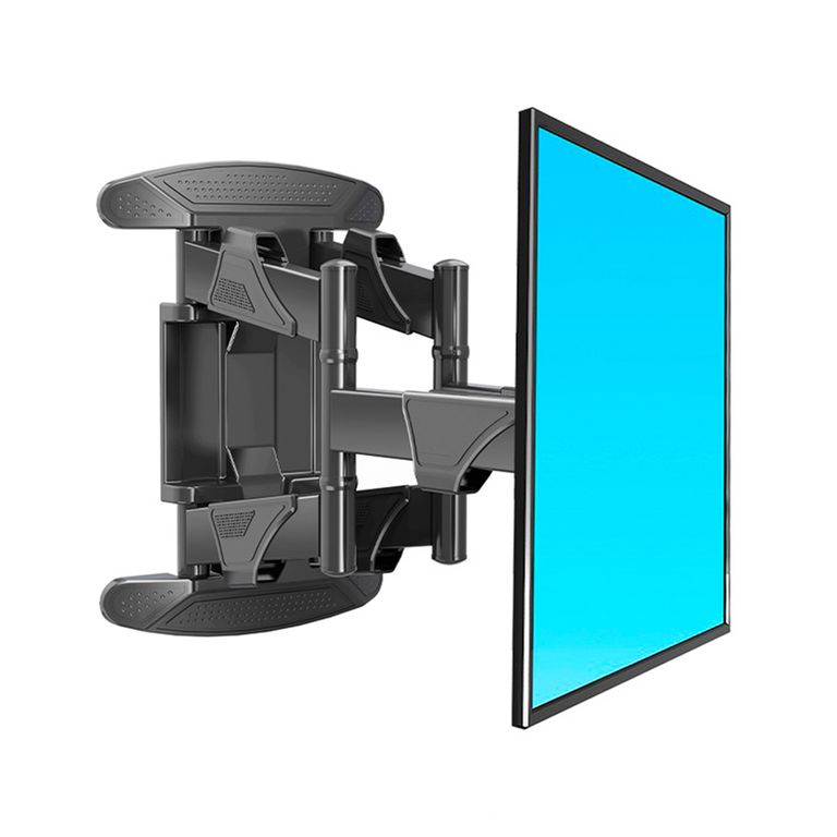 Rack Te-7112 Para Televisor Retráctil De 32" A 75", Soporte Ajustable Y Elegante Dis