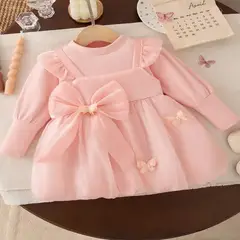GENERICO - VESTIDO PARA NIÑA BEBE PARA FIESTA DE CUMPLEAÑOS