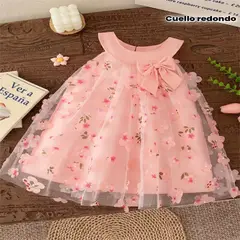 GENERICO - VESTIDO PARA NIÑA BEBE VERANO MANGA CORTA