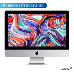 APPLE - Computadora iMac 2017 i5 8GB 1TB 21.5" Seminuevo Plateado Grado A