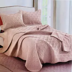 MINGDA - Set de Cobertor 2pz + Juego de sabanas + fundas 100% Calidad